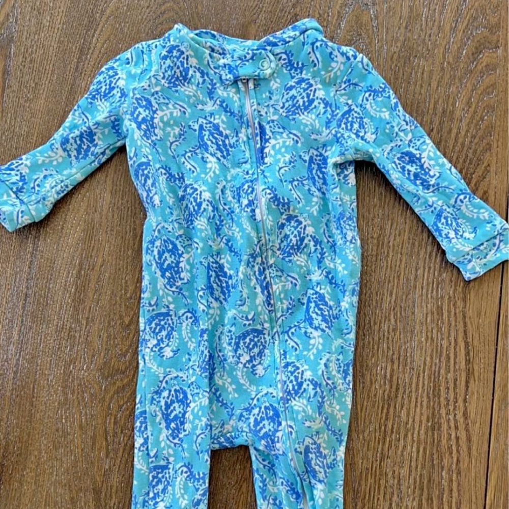Lilly Pulitzer Turtley Awesome Organic Nursery Pajamas
